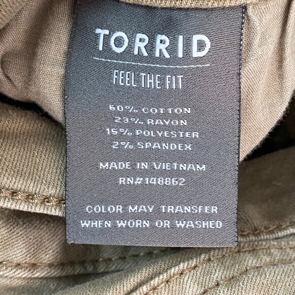 Torrid Jeggings Snakeskin Beige Size 20 Regular - Picture 7 of 11